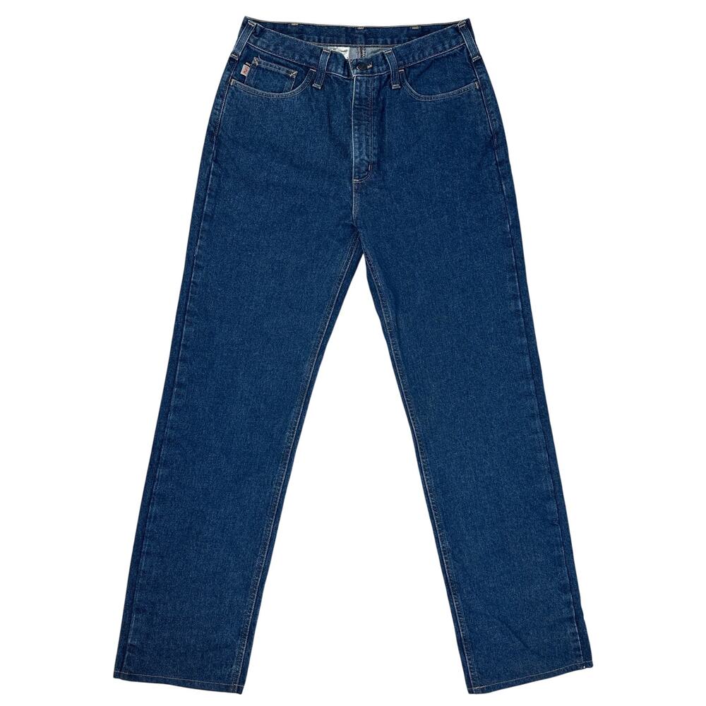 Carhartt FR Flame Resistant Dark Wash Relaxed Fit Jeans Men's Sz 34x36